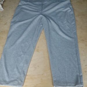 Gray Straight Leg Women's Pants